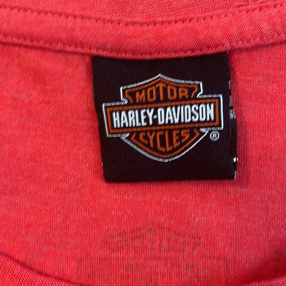 Women’s Harley Davidson Tee | Medium | Orange - Picture 3 of 7